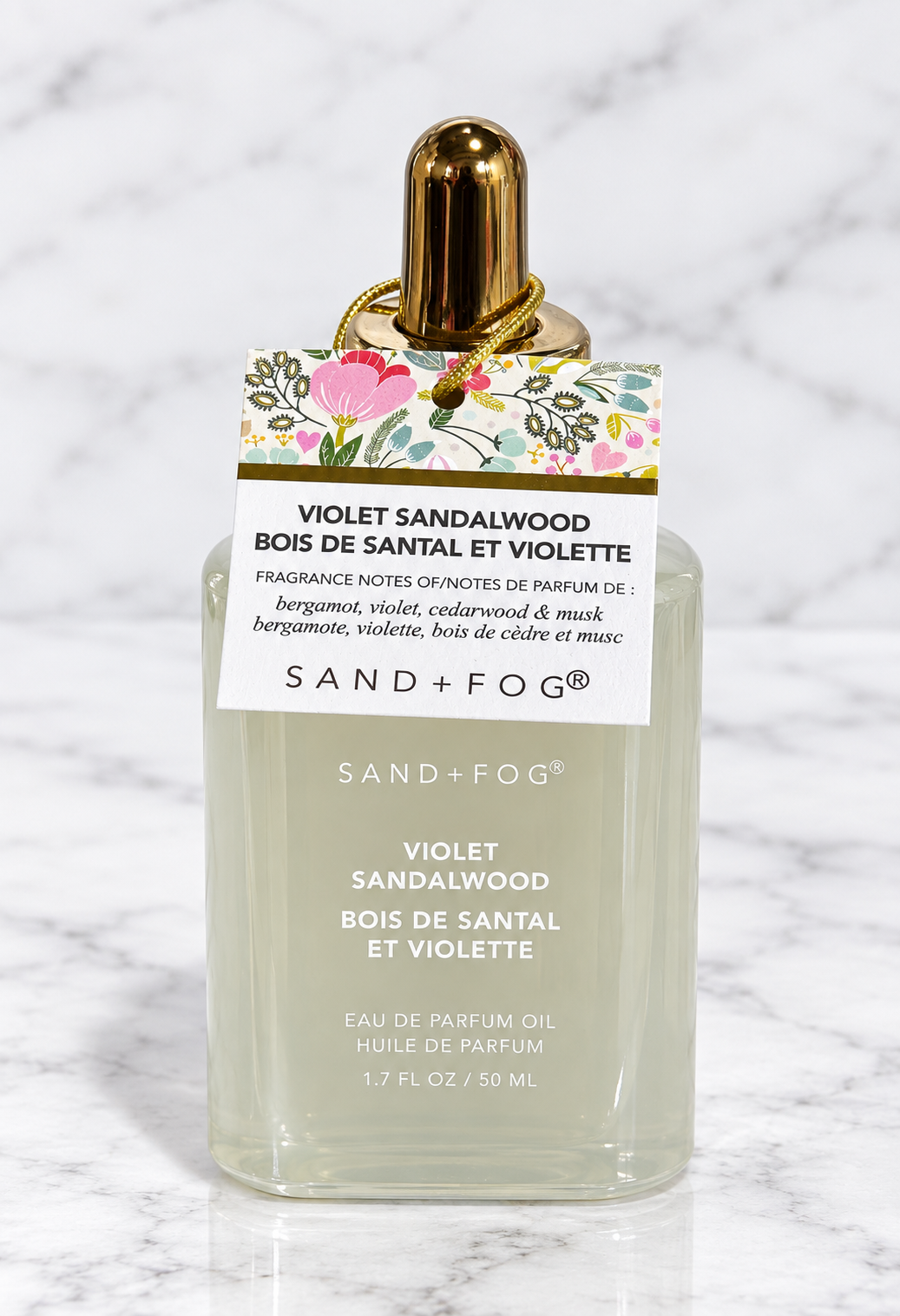 SAND + FOG Violet Sandalwood Perfume oil dropper | 50 mL