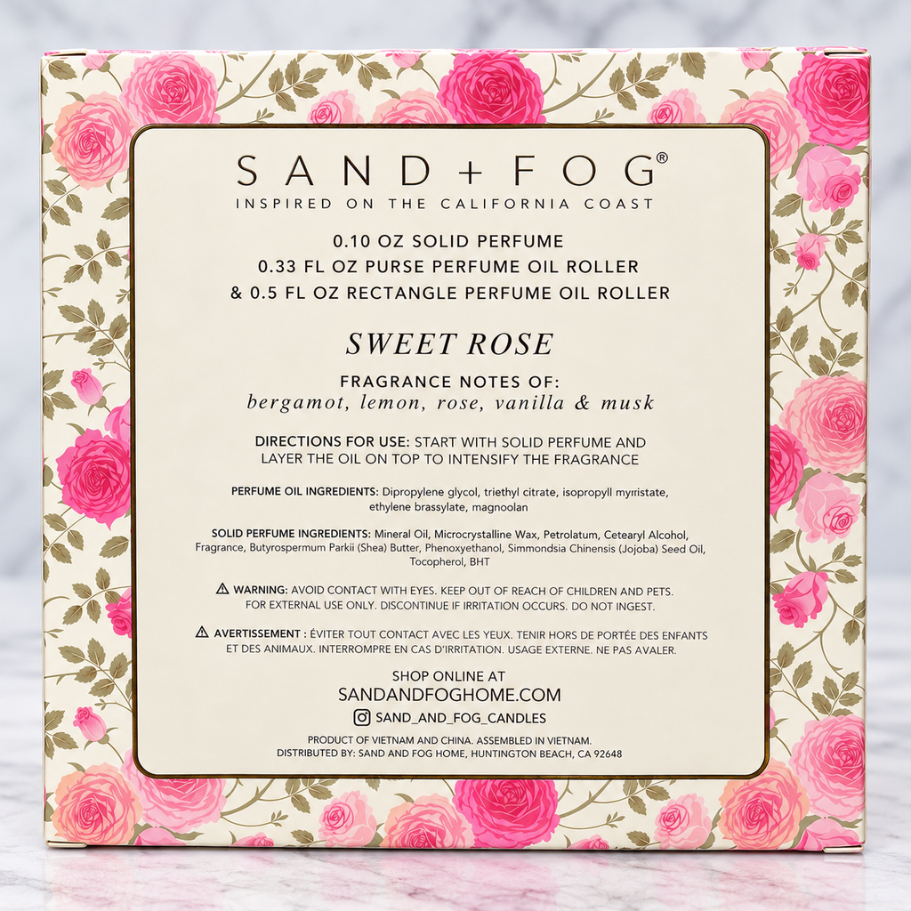 SAND + FOG Sweet Rose 3-piece layering set