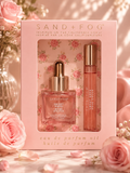 SAND + FOG Sweet Rose Perfume oil duo set | 30 mL dropper + 10 mL roller