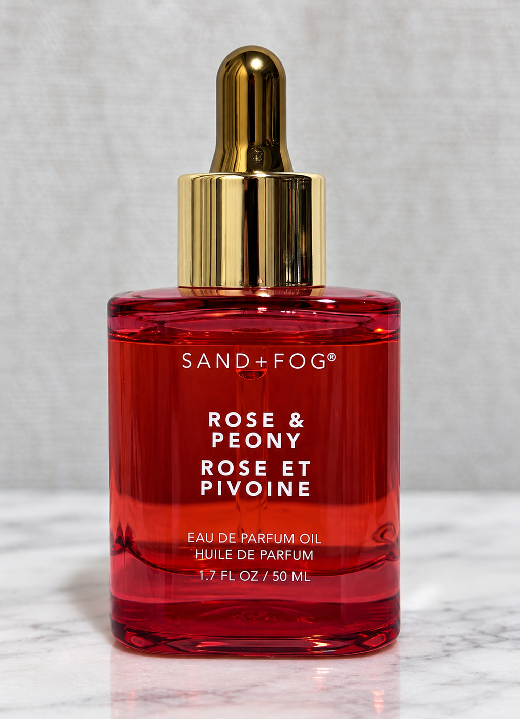 SAND + FOG Rose & Peony Perfume oil dropper | 50 mL