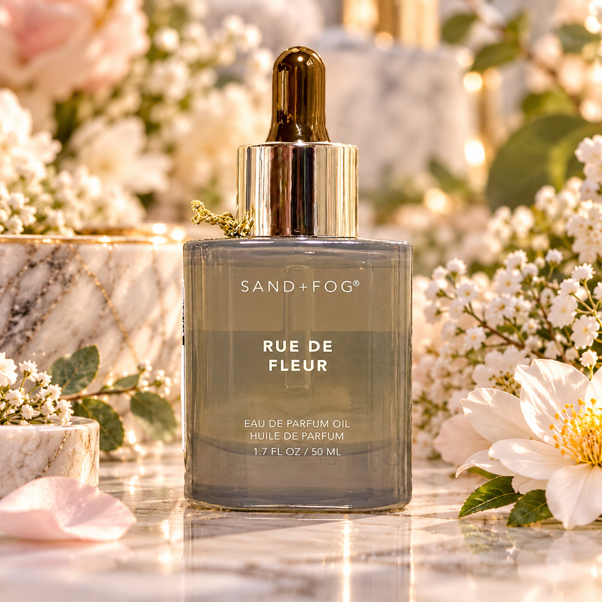 Sand + Fog Rue de Fleur Perfume Oil | 50 mL Dropper