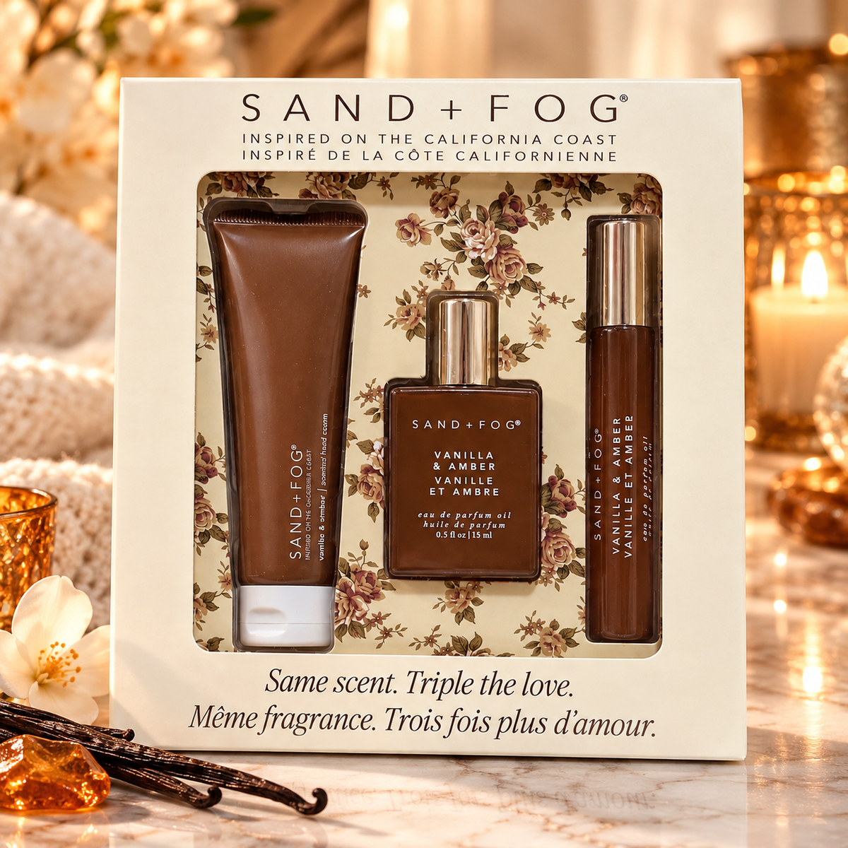 Sand + Fog Vanilla & Amber Perfume Oil
