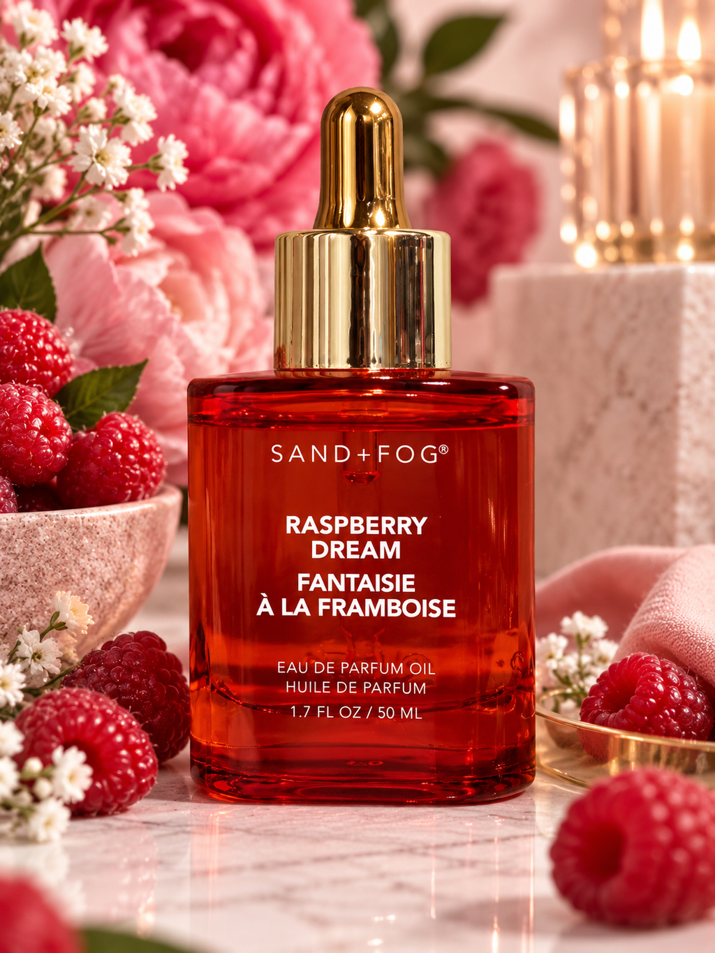 SAND + FOG Raspberry Dream Perfume oil dropper | 50 mL