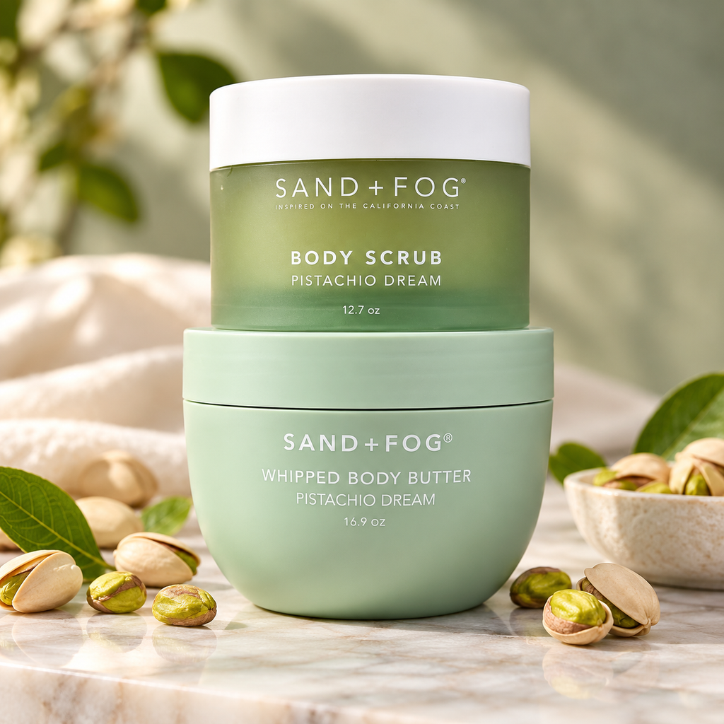 Sand+Fog Pistachio Dream | Indulgent Body Care Duo
