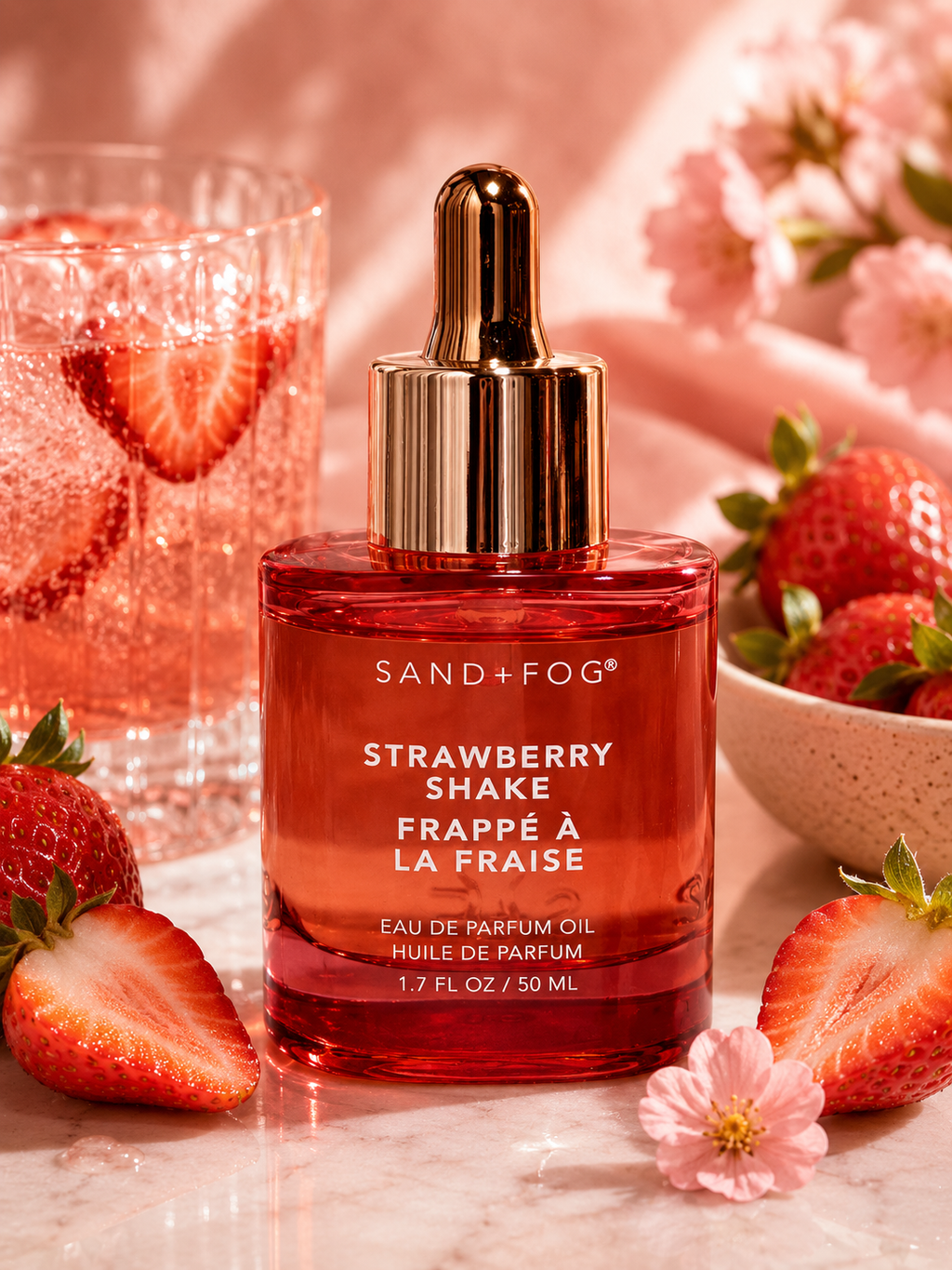 SAND + FOG Strawberry Shake Perfume oil dropper | 50 mL
