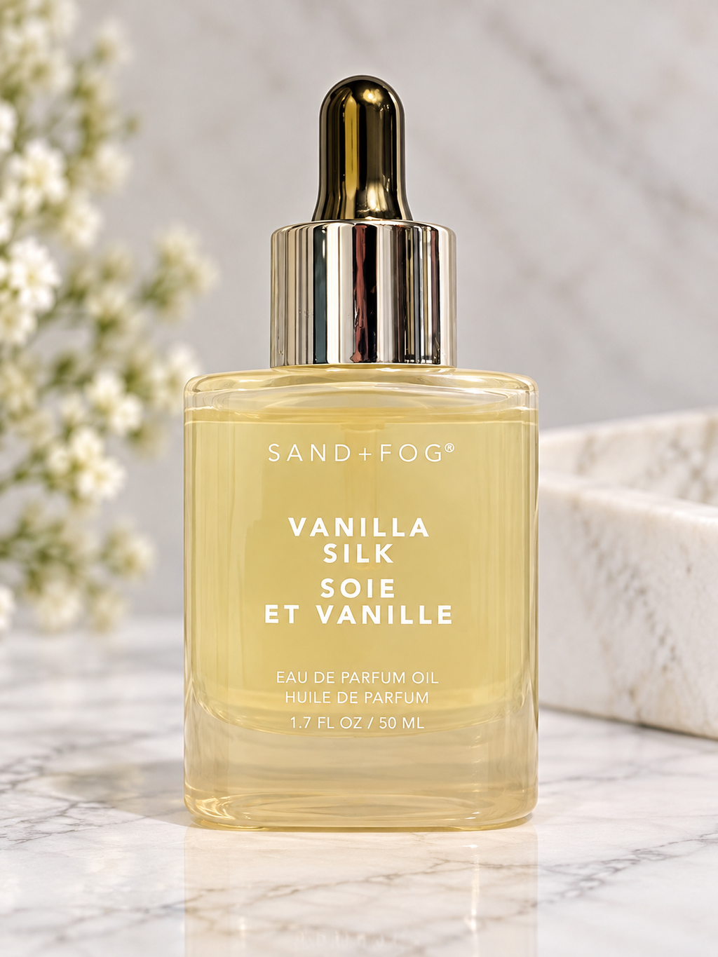 Sand + Fog Vanilla Silk Perfume Oil | 50 mL Dropper