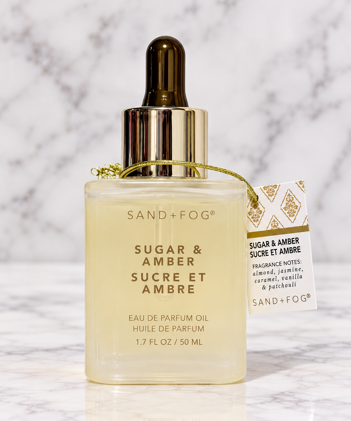 SAND + FOG Sugar & Amber Perfume oil dropper | 50 mL